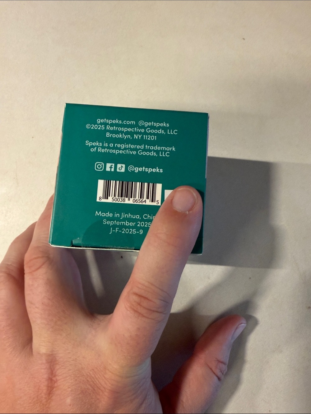 Memory Gel Stress Ball - Teal - Picture 2 of 5